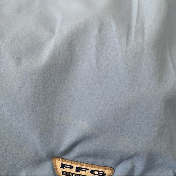 Columbia sportswear heat gear fishing gear light blue Sz XL - Picture 10 of 11